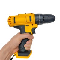 Kit combiné d'outils électriques de bricolage sans fil 21V perceuse sans fil avec batterie rechargeable, y compris tournevis électriques
