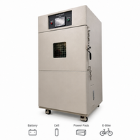 Chambre d'essai automatique de combustion de batteries au lithium, testeur de résistance à la flamme et à la combustion 220V IP55 CE pour le test de sécurité des batteries