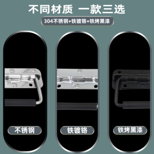 อุปกรณ์เสริมกล่องเก็บความร้อนแบบพกพา AW Spring Handle สีดำ สแตนเลส เหล็กชุบสังกะสี - Product Image 4