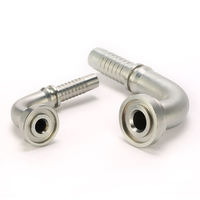 Raccords de compression à bride de type F haute pression, norme ISO, accouplements hydrauliques en acier inoxydable pour systèmes de tuyauterie industriels