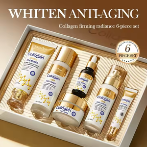 Migliore vendita OEM SADOER 6 pezzi vegano collagene <span class=keywords><strong>Skincare</strong></span> <span class=keywords><strong>Kit</strong></span> idratante rassodante idratante e Anti-invecchiamento per tutti i tipi di pelle <span class=keywords><strong>Skincare</strong></span> - Product Image 2