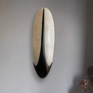 Natural Marble Wall Lamp Led <b>Light</b> Source Wall Mounted Black And White Contrast For Living Room Study <b>Corridor</b> Hotel - Product Image 4