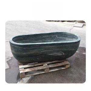 อ่างอาบน้ำหินอ่อนคาลาคัตต้าแบบมันเงา ดีไซน์ใหม่ หรูหรา สำหรับห้องน้ำโรงงาน - Product Image 6