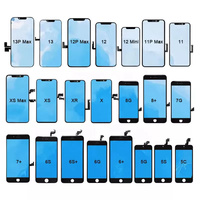 Kit de remplacement d'écran IncellComplete pour iPhone 12pm 13pm 14pm 15pm 16pm 17pm, comprend un ensemble d'outils adhésifs pour écran tactile LCD