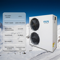 Bomba de Calor Aire-Agua de 10kw con Alto COP, ERP A++, Solar y Eléctrica, con Wifi, Monobloque OEM, Calentador de Agua