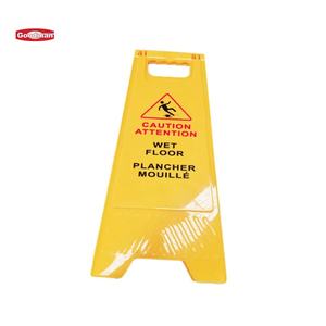 24 \ "personalizable impreso amarillo PP marco de plástico señal de advertencia impermeable alerta de seguridad plegable y duradero - Product Image 1