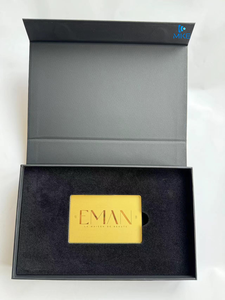 Uv nhung sang trọng VIP thẻ tín dụng giấy Thẻ quà tặng Hộp gói - Product Image 3