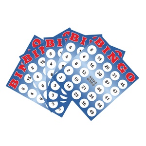 Wholesale Free Design Recyclable Custom Bingo Game Card Print Colorful Playing Pull Tab Number Paper - Product Image 6