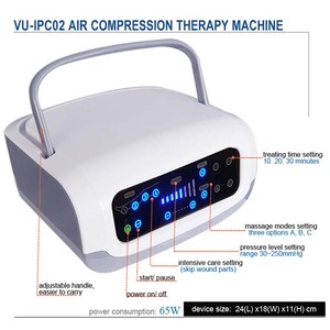 Appareil de massage par compression d'air 3-en-1 certifié CE MDR pour le <span class=keywords><strong>drainage</strong></span> <span class=keywords><strong>lymphatique</strong></span> des bras, des jambes et de la taille, et la relaxation musculaire de tout le corps - Product Image 3