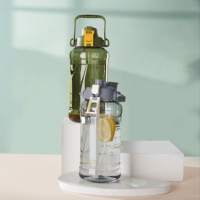 Bouteille d'eau sport portable Longstar de haute qualité, design minimaliste créatif, gourde de voyage à boire directement 2/2,5L, sans BPA, anti-fuite