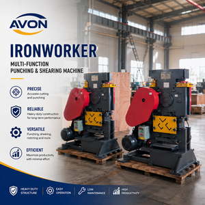 Máquina Combinada Compacta de Cizallado y Punzonado Mecánico para un Procesamiento de Barras Planas y Placas de Alta Eficiencia - Product Image 4