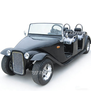 Voiture électrique vintage classique populaire à 6 places, fonctionnant sur batterie, pour adultes, mini-voiture électrique rétro en solde - Product Image 3