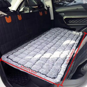 Alfombrilla Antideslizante para Mascotas para el Asiento Trasero del Coche, Cama para Perros con Diseño a Cuadros, Lavable, Fundas Personalizadas para Asientos de Coche para Perros - Product Image 2