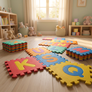 Alfombrilla de juego para bebés, personalizable OEM/ODM, unisex, de EVA suave, para deportes, educativa, para gatear, 42x42cm, 9-10mm de grosor, para pícnic, Vietnam - Product Image 3