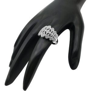 แหวนเพชร Jewelspaark 0.40 กะรัต ทรงกลม สีขาวธรรมชาติ เงินแท้ 925 เครื่องประดับหมั้นสำหรับผู้หญิง ขนาดแหวน - Product Image 5
