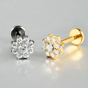 पूर्ण हीरा फूल के साथ नया फ्लैश जिरकॉन होंठ नाखून नाखून नाखून नाखून नाखून नाखून - Product Image 3