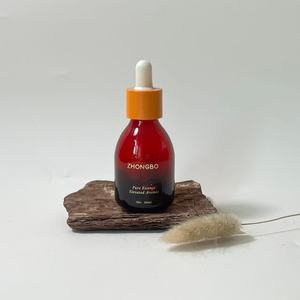 Nouvelle conception, flacon en verre plat de 30 ml pour huile essentielle et sérum, avec compte-gouttes, pour huile capillaire et soins de la peau - Product Image 1