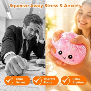 Giocattoli Sensoriali Antistress a Lenta Risposta, Squishy a Forma di Ravioli, Panini di Carne, Orsetti Gommosi, Cuori, Coni Gelato, Fette di Torta - Regali - Product Image 6