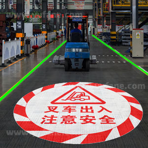 Yufan промышленные лазерные проекционные сигнальные знаки виртуальные Тротуарные лазерные линии высокой мощности высокояркие лазерные прожекторы - Product Image 2