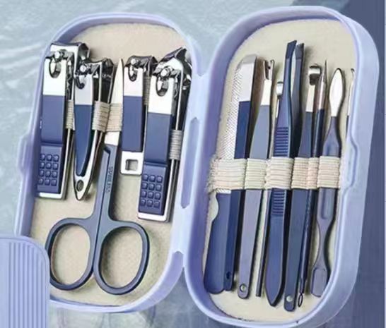 Bleu-Ensemble de 14 pièces