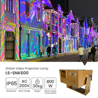 Projecteur vidéo HD LED Starlit Lighting 2026, alimenté électriquement, indice IP65, pour éclairage nocturne, aménagement paysager, hôtels, jardins, routes, 200000 heures d'autonomie