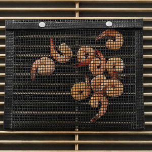 Heat-Resistant Non-Stick Reusable Grilling Pouches Barbecue Bbq <b>Mesh</b> <b>Grill</b> Bags - Product Image 5