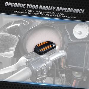 ฝาครอบกระบอกแม่ปั๊มคลัตช์หน้า NICECNC สำหรับรถฮาร์เลย์ โร้ดคิง FLHR ปี 2017-20 ฟรีวีล FLRT ปี <span class=keywords><strong>2019</strong></span> สตรีทไกลด์ สเปเชียล FLHXS - Product Image 2