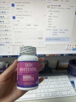 Capsules végétaliennes blanchissantes pour la peau, marque privée OEM, L-Glutathion, Vitamine, 60 unités, Complément alimentaire de qualité alimentaire