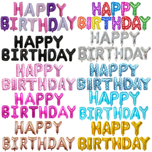 Globo <span class=keywords><strong>de</strong></span> Aluminio <span class=keywords><strong>de</strong></span> 16 Pulgadas '<span class=keywords><strong>Feliz</strong></span> Cumpleaños' HBD, Juego <span class=keywords><strong>de</strong></span> Globos <span class=keywords><strong>de</strong></span> Letras para Fiestas y Baby Shower - Product Image 1