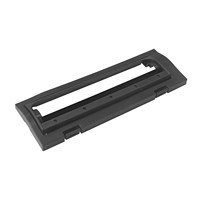 Plaque de protection de brosse rotative compatible avec les robots aspirateurs Roborock Q10 S5 / Q10 S5+ / Q10 X5 / Q10 X5+ / Q10 VF+ Blanc / Noir