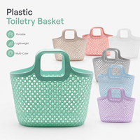 Panier de rangement creux en plastique durable en gros PP avec poignée pour un usage domestique