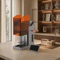 Máquina de Marcado Láser UV de 5W, 355nm, Grabador de Cristal 3D, 60x60x90mm, de Escritorio, para Personalización de Joyas y Regalos