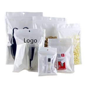 Bolsa de Plástico Transparente con Cierre Zip, Laminada en Blanco por un Lado, Reutilizable, con Logotipo Personalizado, Precio de Fábrica 2026, Paquete Promocional - Product Image 1
