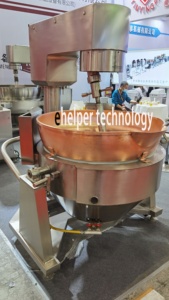 Miscelatore Planetario Industriale 200L, Cuocitore per Dolci in Rame a Gas - Grande Pentola in Rame Elettrica per la Preparazione di Delizie Turche - Product Image 4