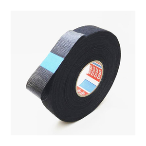 เทปผ้าพันสายไฟรถยนต์แท้ <span class=keywords><strong>Tesa</strong></span> <span class=keywords><strong>51608</strong></span> ขนาด 19 มม. x 25 ม. ทนความร้อน PET Fleece ลดเสียงรบกวน - Product Image 1
