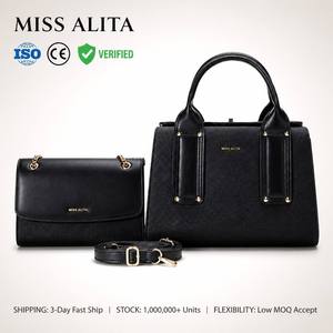 Fabricante de Bolsos de Mano Vintage para Mujer, Listo para Enviar al por Mayor, Estilo Retro Clásico, Bolso de Hombro de Cuero PU para Dama, MISSALITA - Product Image 1