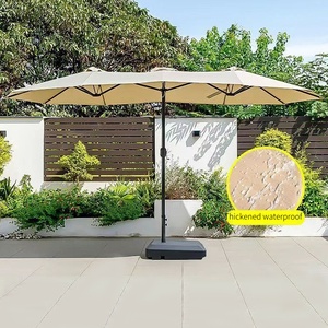 Jardín al aire libre Patio Comercial Paraguas romano Camping Resistente al viento y a prueba de lluvia Tejido grueso Sombrilla - Product Image 5