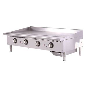 Restaurant commercial équipement de cuisine en acier inoxydable plaque chauffante à gaz de bureau Thermostat contrôle plaque Teppanyaki plaque chauffante à gaz - Product Image 1