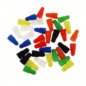 Tapas de Válvula de Bicicleta de Plástico, Repuestos de Reparación Coloridos para Neumáticos Sólidos - Product Image 1