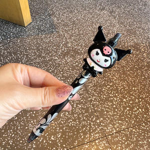 Nuevo Bolígrafo de Clic con Diseño de Animal 3D Estilo Caricatura, Bolígrafo de Punta Redonda de Metal de Secado Rápido, Tinta Negra de 14 cm para Estudiantes que Resuelven Problemas Rápidamente - Product Image 6