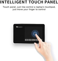 WOWOTO Mini Projecteur Portable Android Cinéma Maison 4K HD Projecteur Mobile Haute Luminosité Sans Fil Intelligent DLP Mise au Point Manuelle