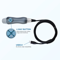 Équipement médical vétérinaire de diagnostic USB 3.0, caméra endoscopique avec poignée, vidéo Full HD, construction métallique, certifié CE, vétérinaire