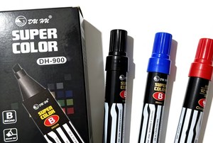 <span class=keywords><strong>Marqueur</strong></span> permanent à pointe biseautée, imperméable, en gros, pour le marché africain, best-seller, encre <span class=keywords><strong>indélébile</strong></span> de haute performance, couleur variée - Product Image 5