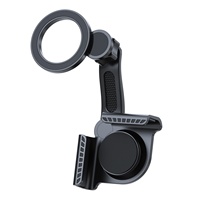 Support de téléphone magnétique universel pour voiture avec fixation clip-on pour écran de navigation