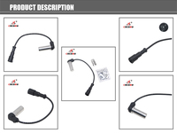 Capteur de frein ABS Capteur de vitesse de roue ABS 1361393 1778554 560008 Pour DAF CF XF