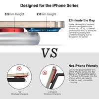 Support de chargeur sans fil magnétique pliable 3 en 1, charge rapide 15W pour iPhone, montre connectée, écouteurs avec câble Type-C