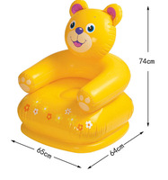 Canapé gonflable en PVC pour enfants, bébés, enfants, portable, dessin animé, pas cher, avec accoudoirs