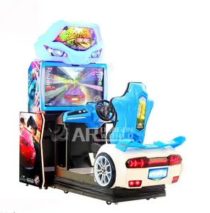Simulador de jogos de corrida de carros operado por moedas, simulador de jogos de arcade, máquina de condução para venda