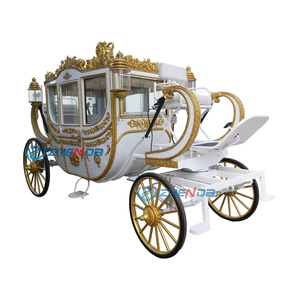 Calèche royale de luxe européenne confortable pour le tourisme et les mariages, calèche électrique en promotion - Product Image 1