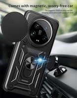 Casing tahan guncangan, pelindung belakang HP lensa kamera geser bermain game Xiaomi 14 13 Ultra Pro 12T 13T / Redmi A3 A2 A1 K50